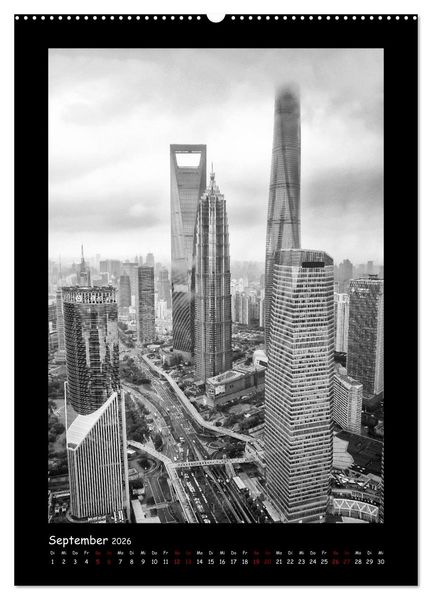 Produktbild: Shanghai zwischen Tradition und Business (hochwertiger Premium Wandkalender 2026 DIN A2 hoch), Kunstdruck in Hochglanz