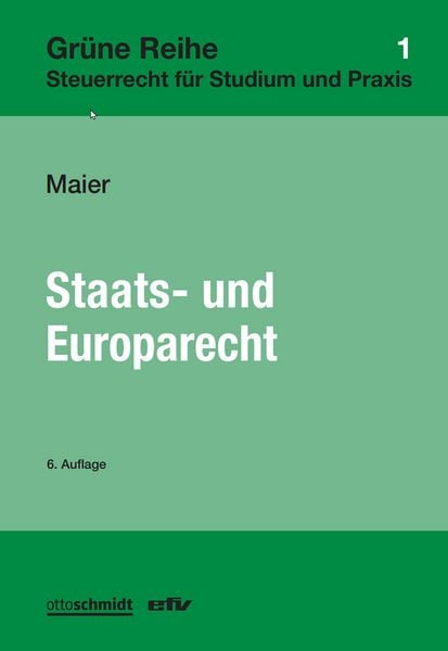 Produktbild: Staats- und Europarecht