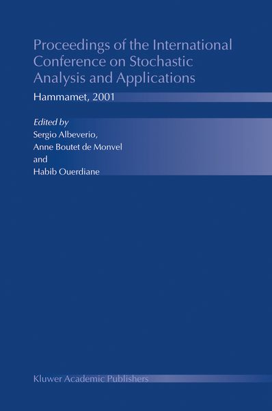 Produktbild: Proceedings of the International Conference on Stochastic Analysis and Applications