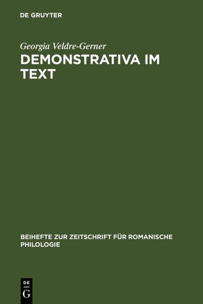 Produktbild: Demonstrativa im Text