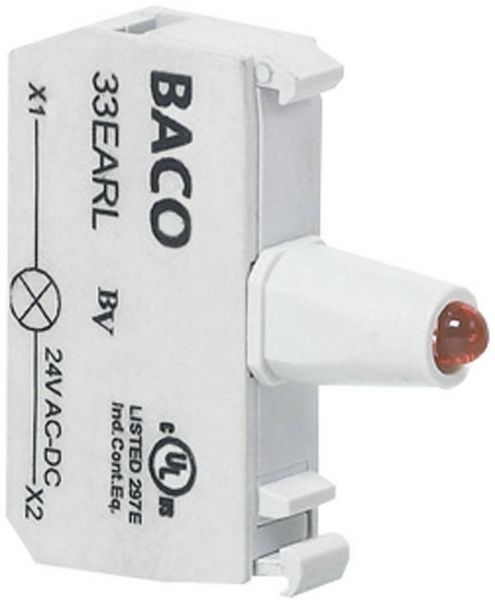 Produktbild: BACO 33RAGL LED-Element Gr&uuml;n 12 V/DC, 24 V/DC 1St.