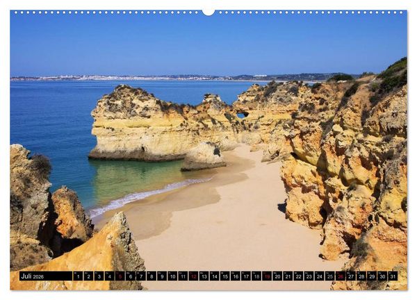 Produktbild: Algarve (hochwertiger Premium Wandkalender 2026 DIN A2 quer), Kunstdruck in Hochglanz