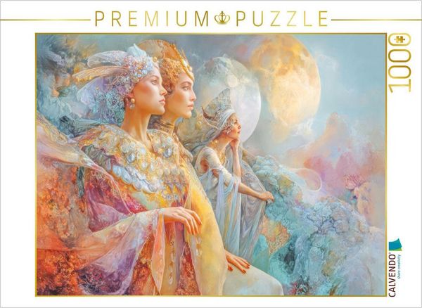 CALVENDO Puzzle Traumhafte Welt in Balance mit Mensch und Tier | 1000 Teile Lege-Größe 64x48cm Foto-Puzzle für glückliche Stunden