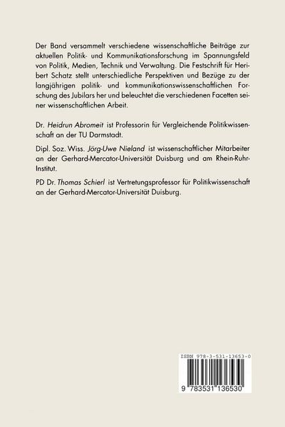 Produktbild: Politik, Medien, Technik