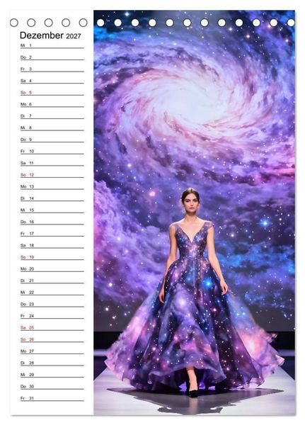 Produktbild: Impossible Couture - Futuristische Mode jenseits von Schwerkraft und Realit&auml;t (Tischkalender 2027 DIN A5 hoch), CALVENDO Monatskalender