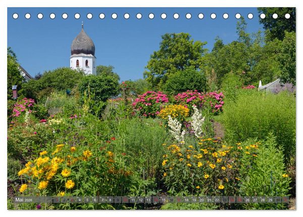 Produktbild: Traumhafter Chiemsee &ndash; Impressionen vom Bayerischen Meer (Tischkalender 2026 DIN A5 quer), CALVENDO Monatskalender