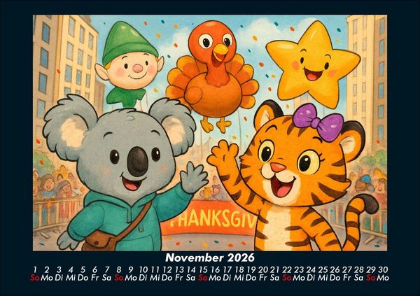Produktbild: Kiki & Tina - Ein Jahr in New York 2026 Fotokalender DIN A5