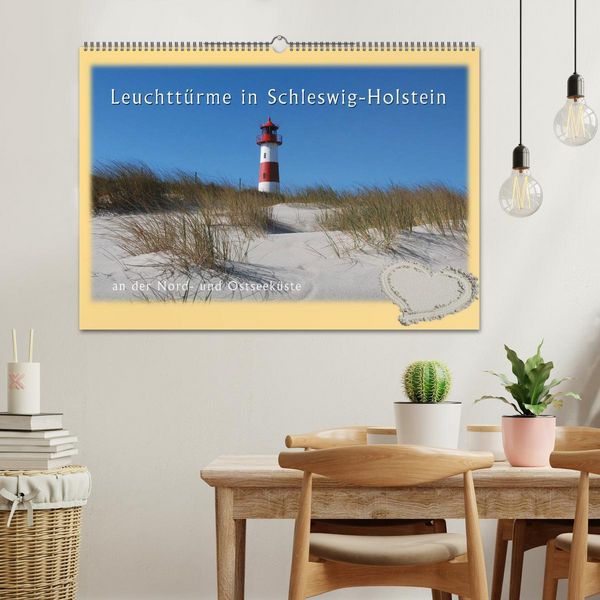 Produktbild: Leuchtt&uuml;rme Schleswig-Holsteins (Wandkalender 2026 DIN A2 quer), CALVENDO Monatskalender