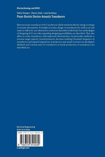 Produktbild: Piezo-Electric Electro-Acoustic Transducers