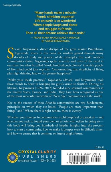 Produktbild: The Need for Spiritual Communities and How to Start Them