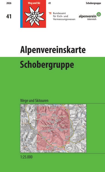 Produktbild: Alpenvereinskarte
