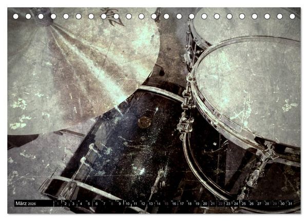 Produktbild: Musik im Fokus (Tischkalender 2026 DIN A5 quer), CALVENDO Monatskalender