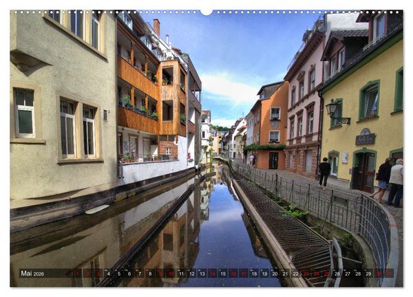 Produktbild: Freiburg - Gesichter einer Stadt (Wandkalender 2026 DIN A2 quer), CALVENDO Monatskalender