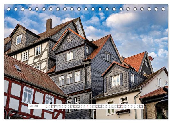 Produktbild: Mein historisches Marburg (Tischkalender 2026 DIN A5 quer), CALVENDO Monatskalender