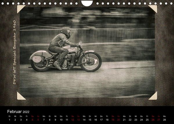 Produktbild: Klassik Motorsport Action (Wandkalender 2022 DIN A4 quer)