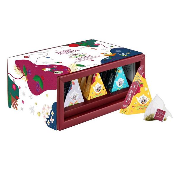 Produktbild: BIO Teegeschenk Kollektion "Winter Wellness", 3 Sorten, 12 kompostierbare Pyramiden-Beutel