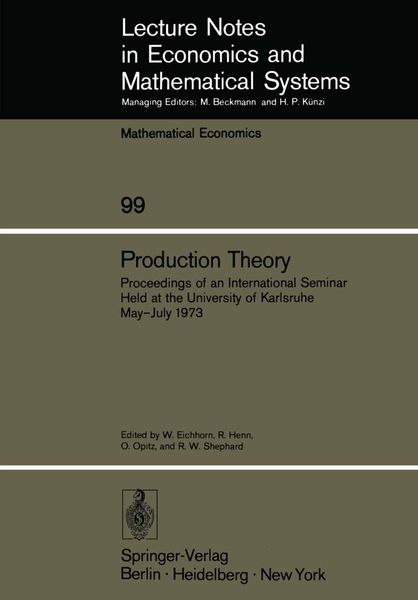 Produktbild: Production Theory