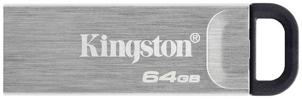 Produktbild: Kingston DataTraveler Kyson USB-Stick Retail 64GB Silber DTKN/64GB USB-A (USB 3.2 Gen 1)