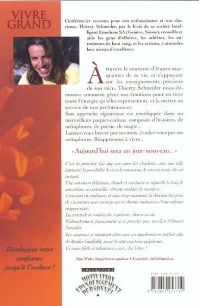 Produktbild: Vivre grand : d&eacute;veloppez votre confiance jusqu'&agrave; l'audace !