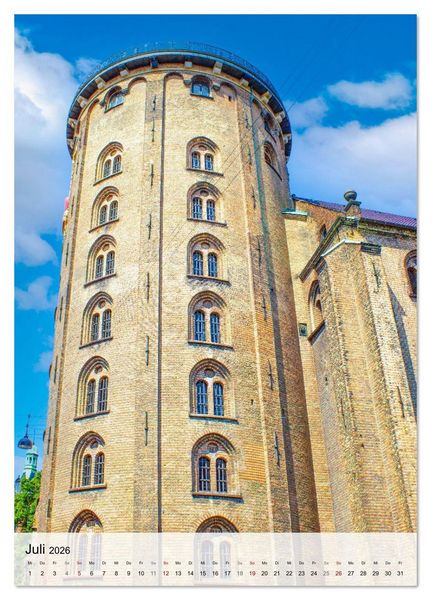 Produktbild: Historisches Seeland &ndash; D&auml;nemarks architektonische Sch&auml;tze (Tischkalender 2026 DIN A5 hoch), CALVENDO Monatskalender