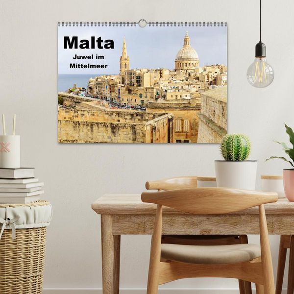 Produktbild: Malta - Juwel im Mittelmeer (Wandkalender 2026 DIN A3 quer), CALVENDO Monatskalender