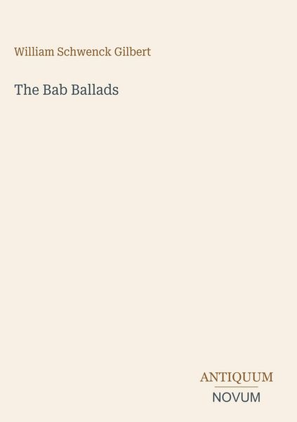 Produktbild: The Bab Ballads