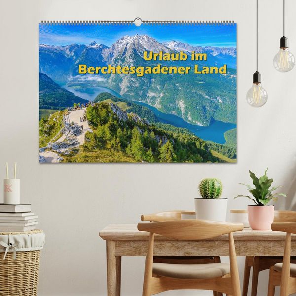 Produktbild: Urlaub im Berchtesgadener Land (Wandkalender 2026 DIN A2 quer), CALVENDO Monatskalender