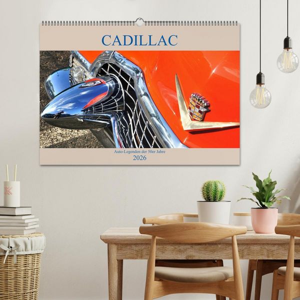 Produktbild: Auto Legenden CADILLAC (Wandkalender 2026 DIN A2 quer), CALVENDO Monatskalender