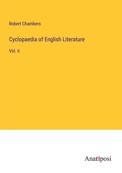 Produktbild: Cyclopaedia of English Literature