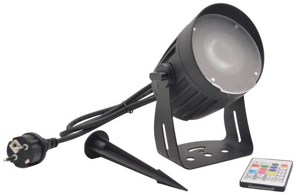 Produktbild: Eurolite LED Outdoor Spot 15W RGBW mit Erdspie&szlig; 50498637 LED-Au&szlig;enstrahler 15 W Leuchtfarben: RGBW