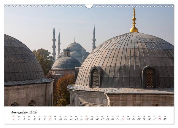 Produktbild: Istanbul - Stadt auf zwei Kontinenten (Wandkalender 2026 DIN A3 quer), CALVENDO Monatskalender