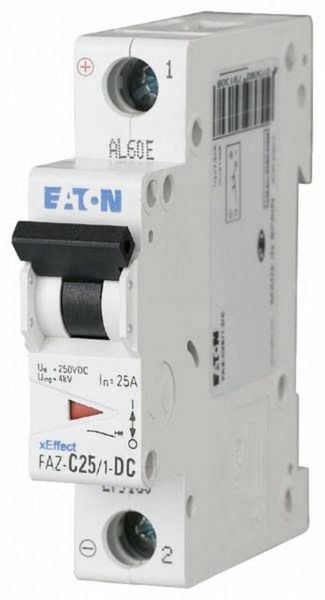Produktbild: Eaton 279124 FAZ-C4/1-DC Leitungsschutzschalter 4A 250 V/DC