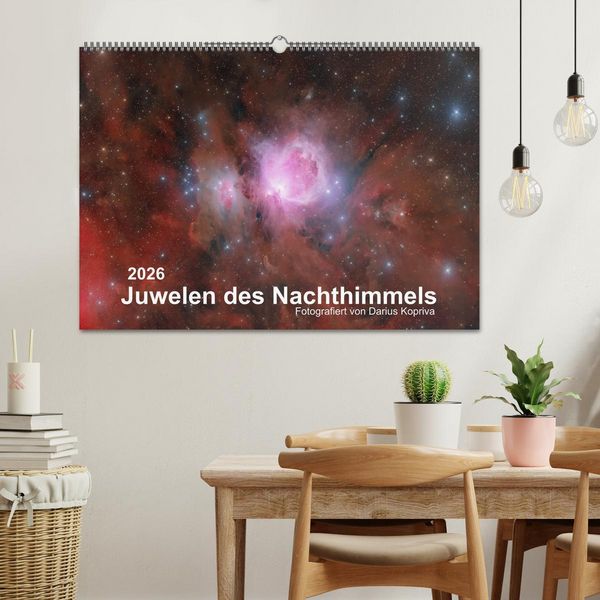 Produktbild: Juwelen des Nachthimmels (Wandkalender 2026 DIN A2 quer), CALVENDO Monatskalender