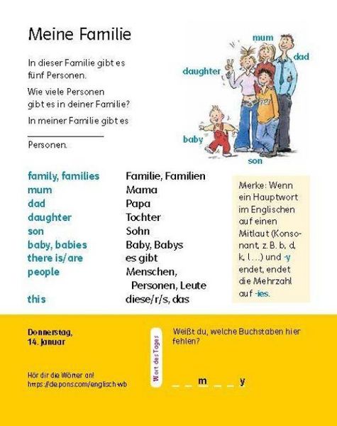 Produktbild: Langenscheidt Kinderkalender Englisch 2027