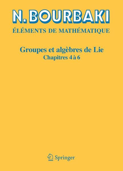 Produktbild: Groupes et alg&egrave;bres de Lie