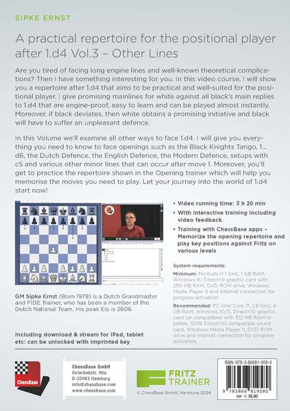Produktbild: A practical repertoire for the positional player after 1.d4 - Vol. 3