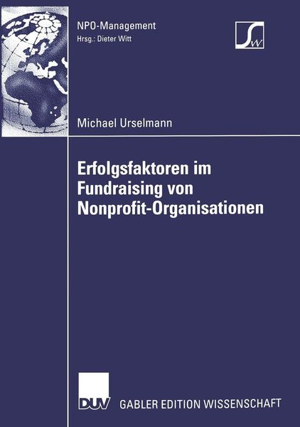 Produktbild: Erfolgsfaktoren im Fundraising von Nonprofit-Organisationen