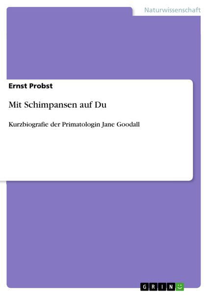 Produktbild: Mit Schimpansen auf Du