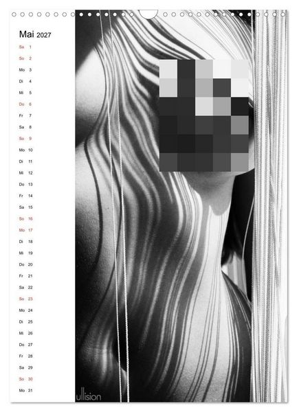 Produktbild: Akt abstrakt (Wandkalender 2027 DIN A3 hoch), CALVENDO Monatskalender