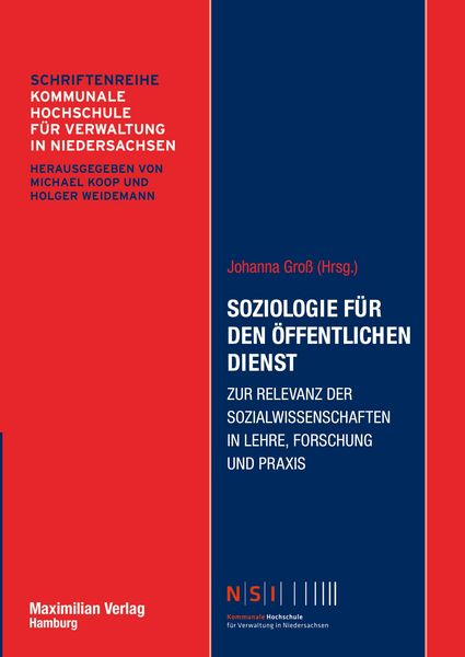 Produktbild: Soziologie f&uuml;r den &ouml;ffentlichen Dienst