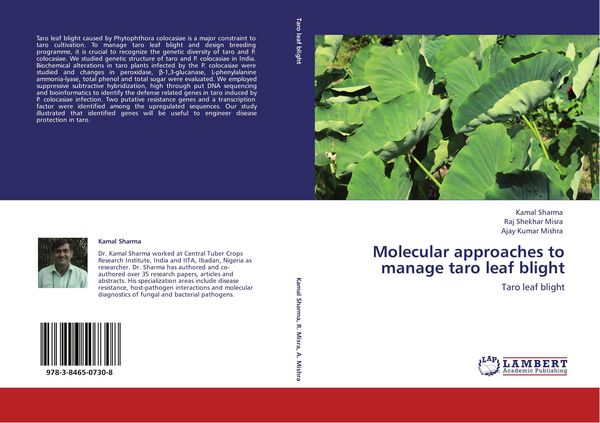 Produktbild: Molecular approaches to manage taro leaf blight