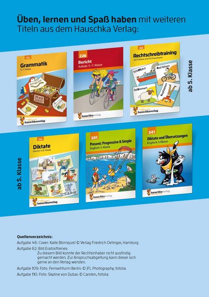 Produktbild: Rechnen und Textaufgaben - Gymnasium 5. Klasse, A5-Heft