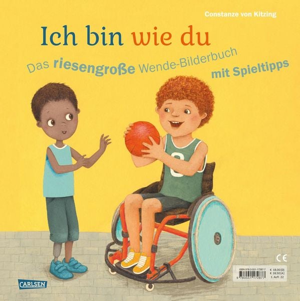 Produktbild: Ich bin anders als du &ndash; Ich bin wie du: Das riesengro&szlig;e Wende-Bilderbuch mit Spieltipps