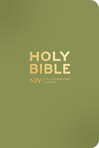 Produktbild: NIV Pocket Olive Green Bible with Gold Zip