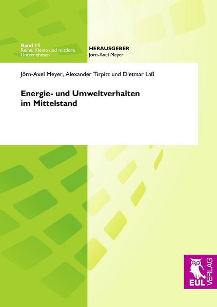 Produktbild: Energie- und Umweltverhalten im Mittelstand