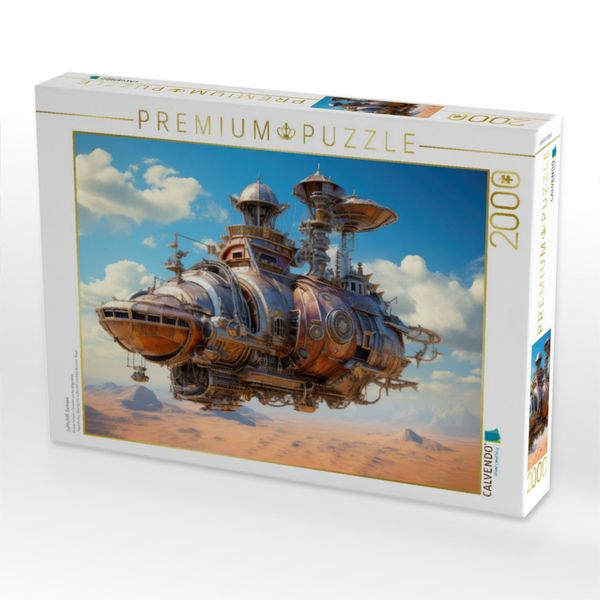 Produktbild: CALVENDO Puzzle Luftschiff-Fantasie | 2000 Teile Lege-Gr&ouml;&szlig;e 90x67cm Foto-Puzzle f&uuml;r gl&uuml;ckliche Stunden