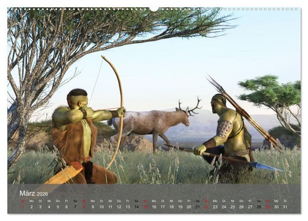 Produktbild: Welt der Orks (Wandkalender 2026 DIN A2 quer), CALVENDO Monatskalender