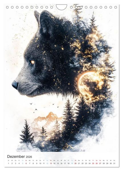 Produktbild: Fl&uuml;stern im Wald (Wandkalender 2026 DIN A4 hoch), CALVENDO Monatskalender