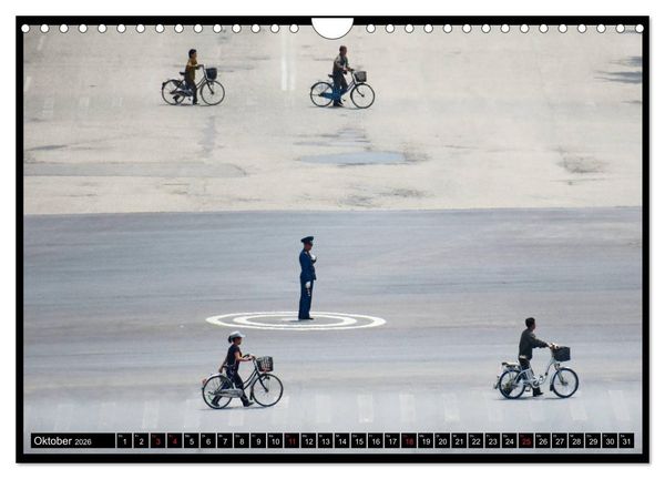 Produktbild: Nordkorea - Die gro&szlig;e Leere (Wandkalender 2026 DIN A4 quer), CALVENDO Monatskalender