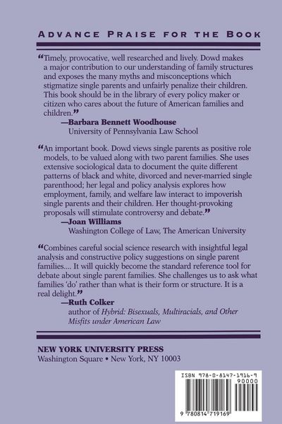 Produktbild: In Defense of Single-Parent Families
